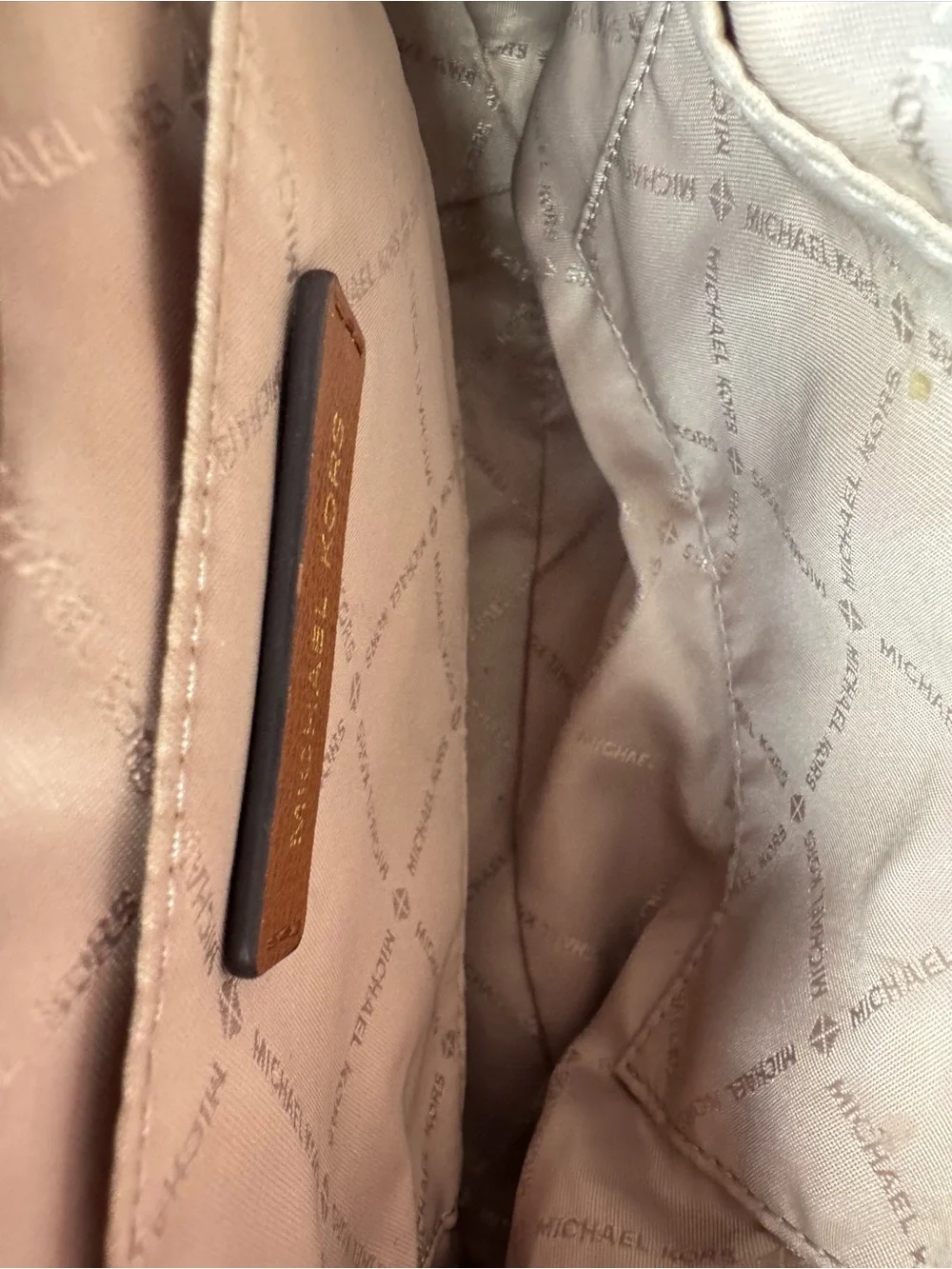 Michael Kors Brown Leather Crossbody Bag